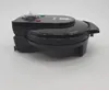 A black waffle maker is shown from a side angle on a white background. Náhled obrázku produktu
