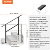 VEVOR Handlauf 103 cm, Treppengeländer-Set für 2–3 Stufen, Produktbild-Vorschau 7