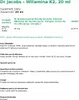 Product information label for a dietary supplement. Anteprima dell’immagine prodotto