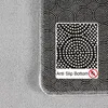 A close-up view of the bottom of a rug, showing its anti-slip texture and a label indicating it is an 'Anti Slip Bottom'. Produktbild-Vorschau