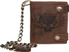 GREENBURRY Geldbörse Vintage Wallet With Chain Brown Skull Produktbild-Vorschau 14