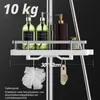 Duschsystem mit Thermostat, Regendusche, Handbrause, 3 Strahlarten, Chrom Podgląd zdjęcia produktu
