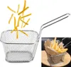 8 fritovacích košů, fritovací koše z nerezové oceli, Náhled obrázku produktu 2