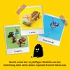 A collection of handmade craft models displayed on a yellow background with text. Anteprima dell’immagine prodotto