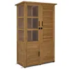 M MCombo Gartenschrank Gartenhaus Holz Wetterfest, Outdoor Produktbild-Vorschau 1