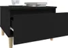 vidaXL Bočný stolík čierny 50x46x35 cm Drevo Materiál Náhľad obrázku produktu 5