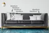 MuchoWow® Zierkissen Sofakissen Wohnzimmer Dekokissen 50x50 Produktbild-Vorschau 3