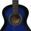 vidaXL 8-tlg. Klassische Gitarre Set für Anfänger Blau 1/2 Produktbild-Vorschau 13