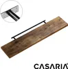 CASARIA® 3x Étagères murales flottantes MDF chêne foncé Voir les images du produit 4