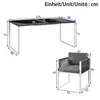 Flieks Gartenlounge-Set Gartenmöbelset 6 Personen, Rattan Produktbild-Vorschau 4