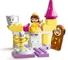 A LEGO DUPLO set depicting a scene from Disney's Beauty and the Beast, featuring Belle, Lumiere, Mrs. Potts, and Cogsworth. Podgląd zdjęcia produktu