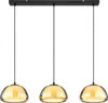 Globo Lighting Hängeleuchte Metall schwarz matt, 3x E14 Produktbild-Vorschau 2