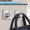 STAHLFEIN Nerezový držák na ručníky Nástěnný háček Háček Náhled obrázku produktu 6