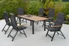 Merxx Gartenmöbel Set Itanos 13tlg., 6 Klappsessel, 6 Produktbild-Vorschau 2
