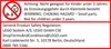 Safety information and contact details for LEGO. Voir les images du produit