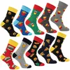 10 paia di calzini da uomo – calzini in cotone colorati e Anteprima dell’immagine prodotto 7