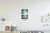MuchoWow® Textilposter Norwegen - Nordlichter - See 60x120 Produktbild-Vorschau 2