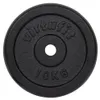 VirtuFit Gusseisen-Hantelscheibe 30 mm 15 kg Schwarz Produktbild-Vorschau 3