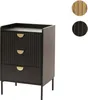 Komoda HWC-O39, szafka wysoka, 3 szuflady melamina MDF Podgląd zdjęcia produktu 8