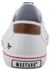Mustang Herren Canvas Sneaker Weiß Voir les images du produit 6