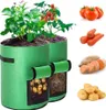 5Stück 10 Gallone Pflanztasche Kartoffel Tomaten Erdnüsse Produktbild-Vorschau 1