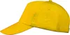 Baumwoll Basecap 5 Panel / Farbe: gelb Produktbild-Vorschau 2