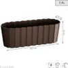 Vaso BOARDEE Case 587x144x130 mm, marrone Anteprima dell’immagine prodotto 16