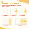 Hunde Türschutzgitter Treppenschutzgitter, 75-145 cm Hunde Produktbild-Vorschau 4