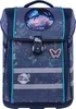 A close-up front view of a child's backpack with a butterfly and floral design. Anteprima dell’immagine prodotto