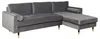 riess-ambiente Elegantes Ecksofa COZY VELVET 260cm grau Produktbild-Vorschau 14