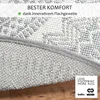 In- & Outdoor Teppich Rund FINN Grau, Ø120 cm Produktbild-Vorschau 5