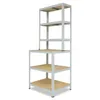 shelfplaza® OFFICE 190x90x60cm Werkbank Regal Schwerlast Produktbild-Vorschau 6
