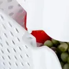 Pratico cestino in plastica bianca per frutta e verdura Anteprima dell’immagine prodotto 11
