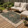 Vintage Gartenteppiche - Santo Flora Dunkelgrün Produktbild-Vorschau 2