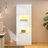 Merax LED-Vitrine Hochglanz Weiß mit 16 Farben, 3 Produktbild-Vorschau 8
