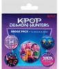 Cyp Brands K-pop Demon Hunters Set De 4 Chapas Stift Produktbild-Vorschau 1