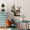 Wallity, Deer 3, Wanddeko, Mehrfarbig, Metall, 65 x 79 cm Produktbild-Vorschau 2