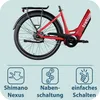 Tretwerk Amber Nexus E Bike Damen 28 Zoll Elektrofahrrad Produktbild-Vorschau 6