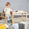 Chaise haute combinée en bois Roba Little Stars, nature Voir les images du produit 2