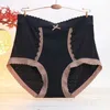 Damen-Unterhose, Spitze, hohe Taille, einfarbig, dünn, Produktbild-Vorschau 7