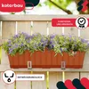 KOTARBAU® Lot de 4 Pot de Fleur Exterieur Jardinières Voir les images du produit 2