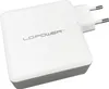 LC-Power Charger GaN 2x USB-C/USB-A 100W LC-GAN-100 Weiß Produktbild-Vorschau 2