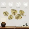 HOMCOM Wanddeko Wandbild Monstera-Wanddekoration Metallbild Produktbild-Vorschau 6
