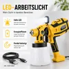 Elektrisches Farbsprühsystem Farbsprühgeräte 1000W 1400ML 6 Produktbild-Vorschau 8