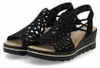 Rieker Damen Sandalette Schwarz Voir les images du produit 33