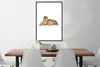 MuchoWow® MuchoWow® Gerahmtes Poster Tiger - Bild - Gras Produktbild-Vorschau 3