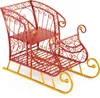 COSTWAY Schlitten Deko für Weihnachten, Weihnachtsschlitten Produktbild-Vorschau 9