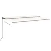 Automatische Markise mit LED & Windsensor 500x350 cm Creme Produktbild-Vorschau 3