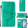 Lederhülle für Motorola Moto G53 / G23 / G13 Schmetterling Produktbild-Vorschau 1