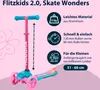 HUDORA Scooter Flitzkids 2.0 - pink - Höhenverstellbarer & Produktbild-Vorschau 2
